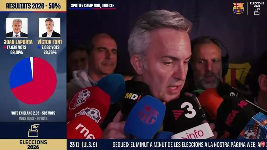 Víctor Font: "Seguiré luchando para que el Barça sea tal como lo sueño"