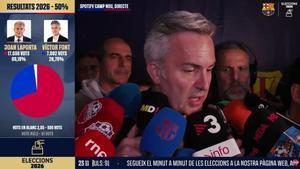 Víctor Font: Seguiré luchando para que el Barça sea tal como lo sueño