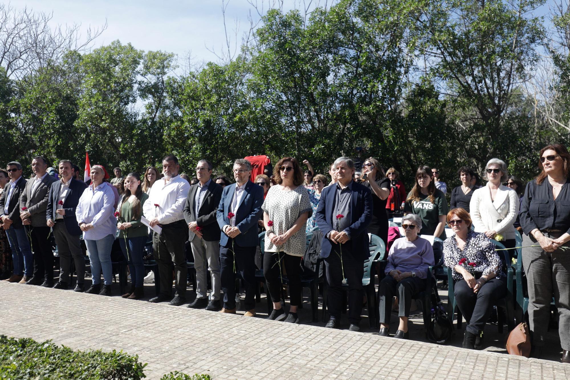 Cuatro asesinados del franquismo descansan finalmente en el cementerio de Palma