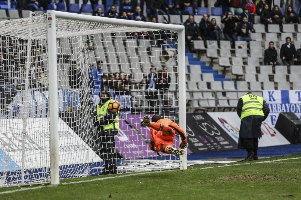 Secuencia del gol de Toche ante el Mallorca en el Carlos Tartiere