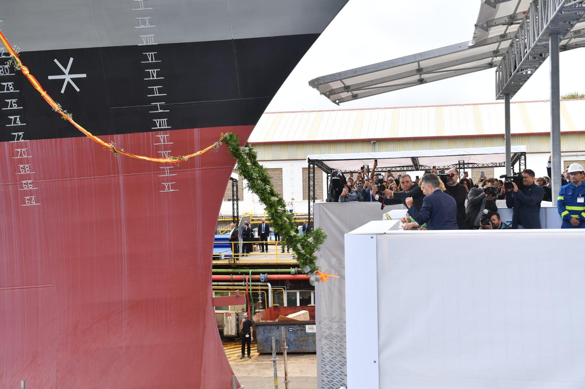 Botadura de la fragata ‘Bonifaz en Ferrol