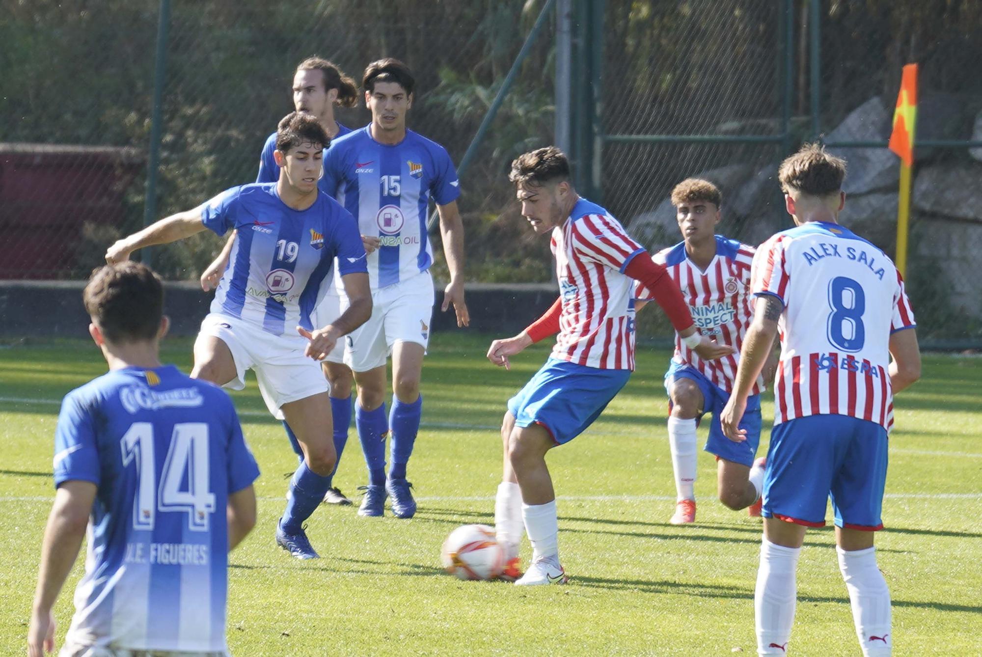 Un efectiu Figueres dona la sorpresa i s’apunta el derbi davant el Girona B