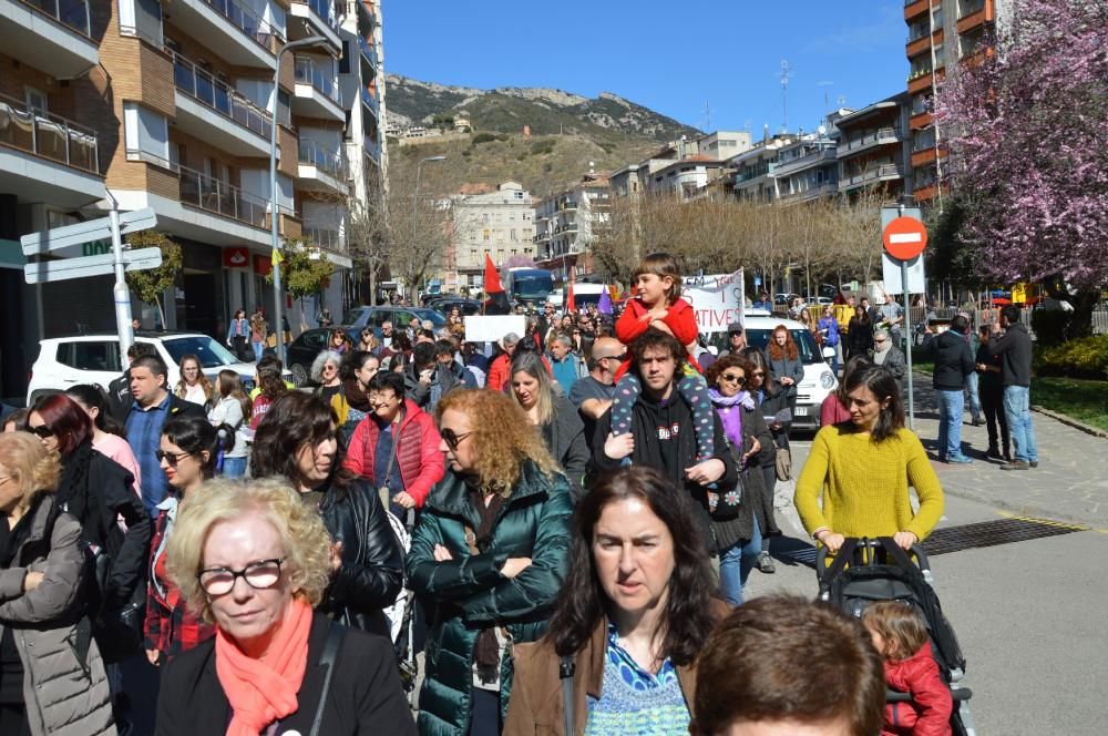 Manifestació del 8-M a Berga