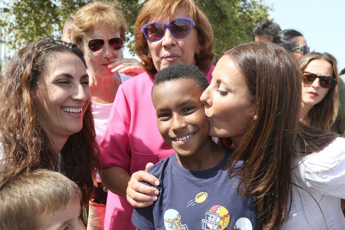 Despedida a los niños saharauis