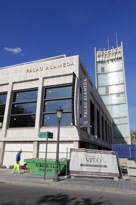 Obras en piscina València