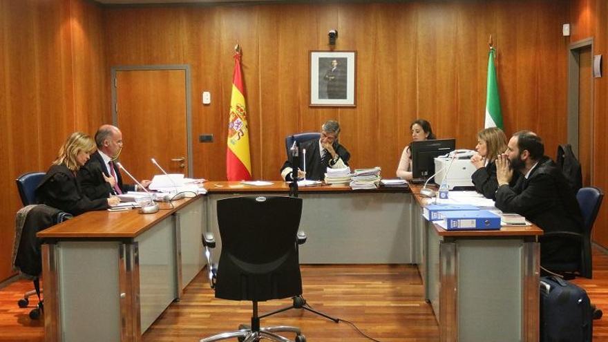 Imagen de un juicio en la Ciudad de la Justicia de Málaga.