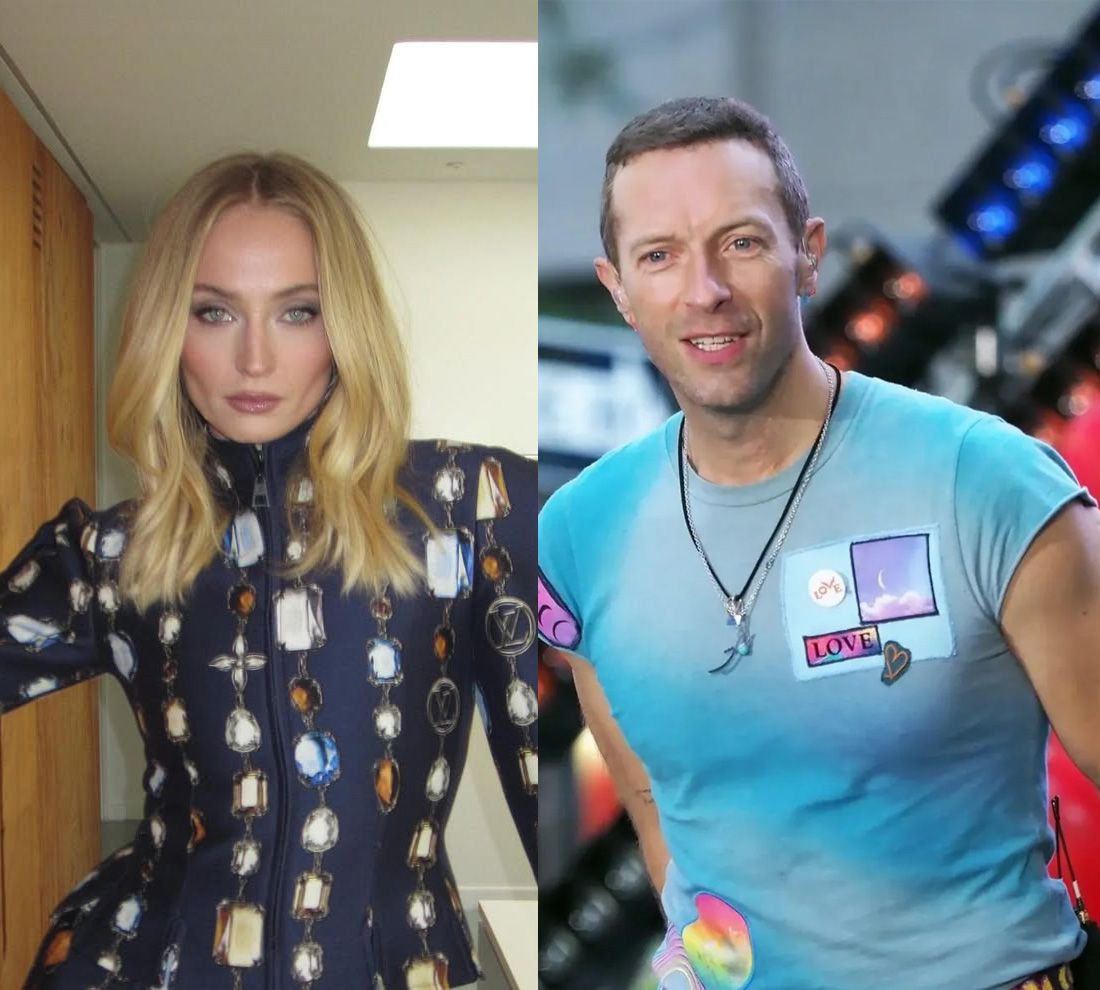 Chris Martin y Sophie Turner