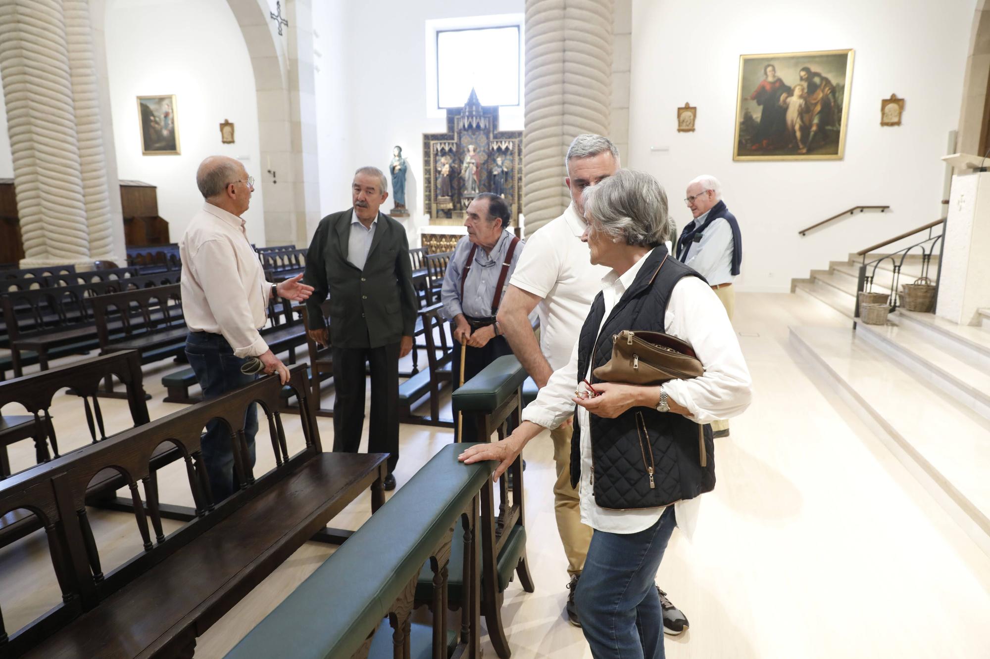 En imágenes: así ha quedado la reforma de la iglesia de San Julián de Somió