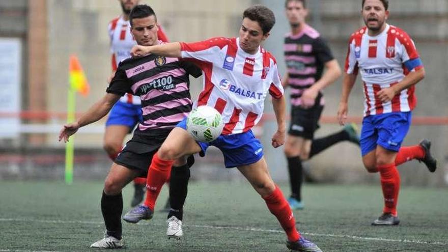 Una acción del L&#039;Entregu - Tuilla de la primera vuelta.