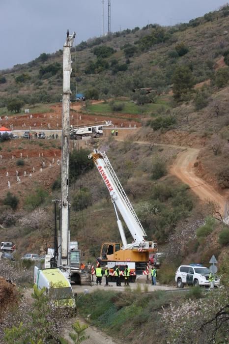 LLegada de las máquinas perforadoras a Totalán