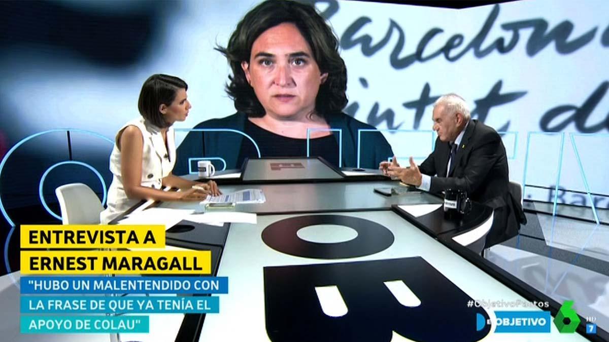 Ernest Maragall y Ana Pastor ('El objetivo').  Tú y yo somos tres. Por Ferran Monegal