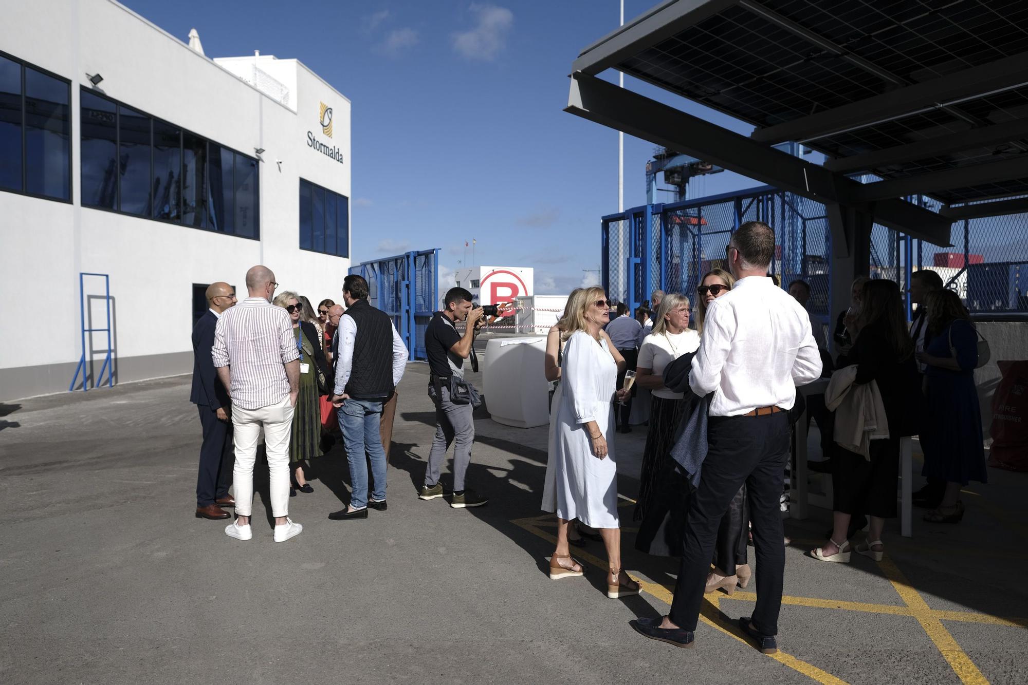 Inauguración de la planta de la empresa Stormalda en el Puerto de Las Palmas