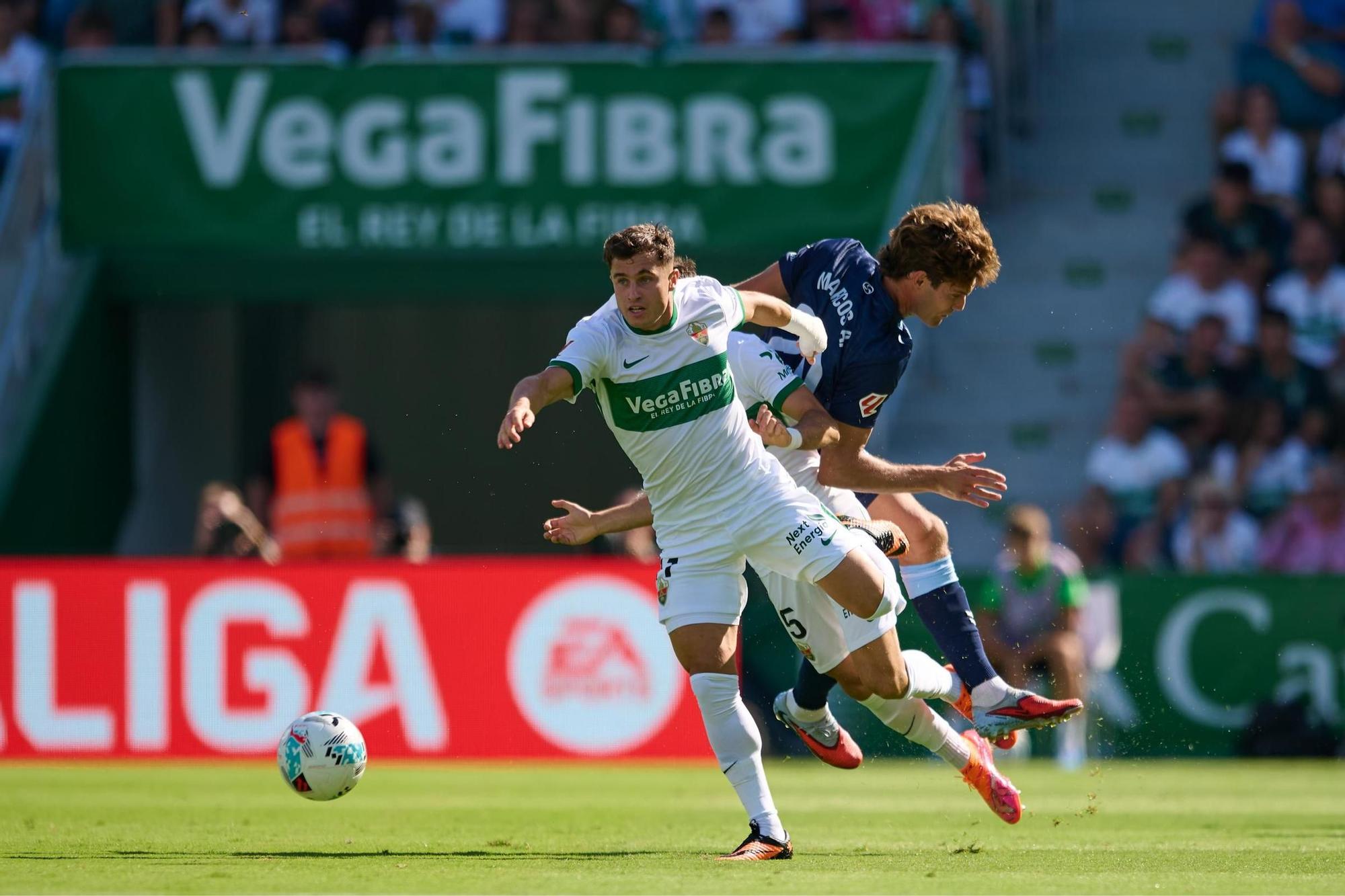 Las imágenes del Elche-Celta