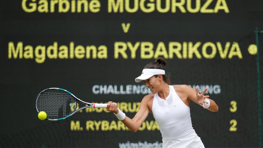 Muguruza arrolla a Rybarikova y jugará la final en Winbledom