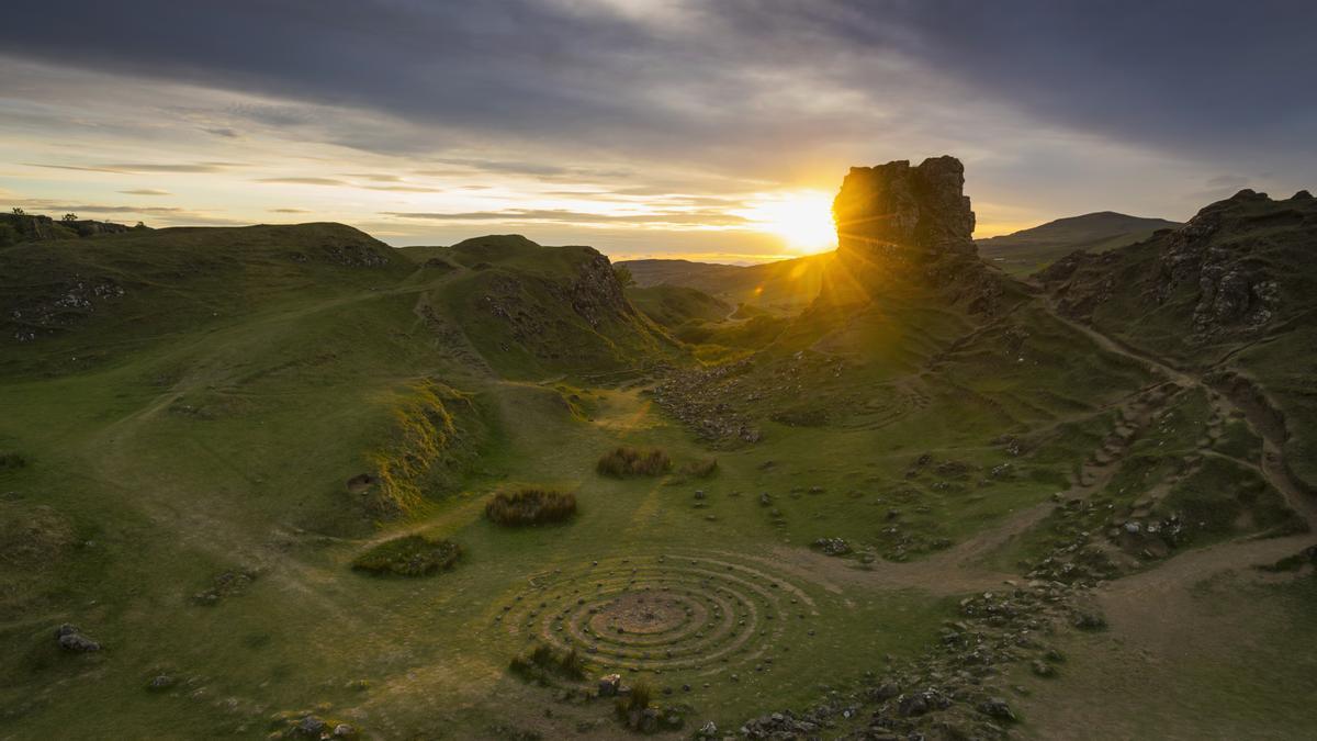 La isla de Skye, la segunda mayor de Escocia, se caracteriza por su belleza.