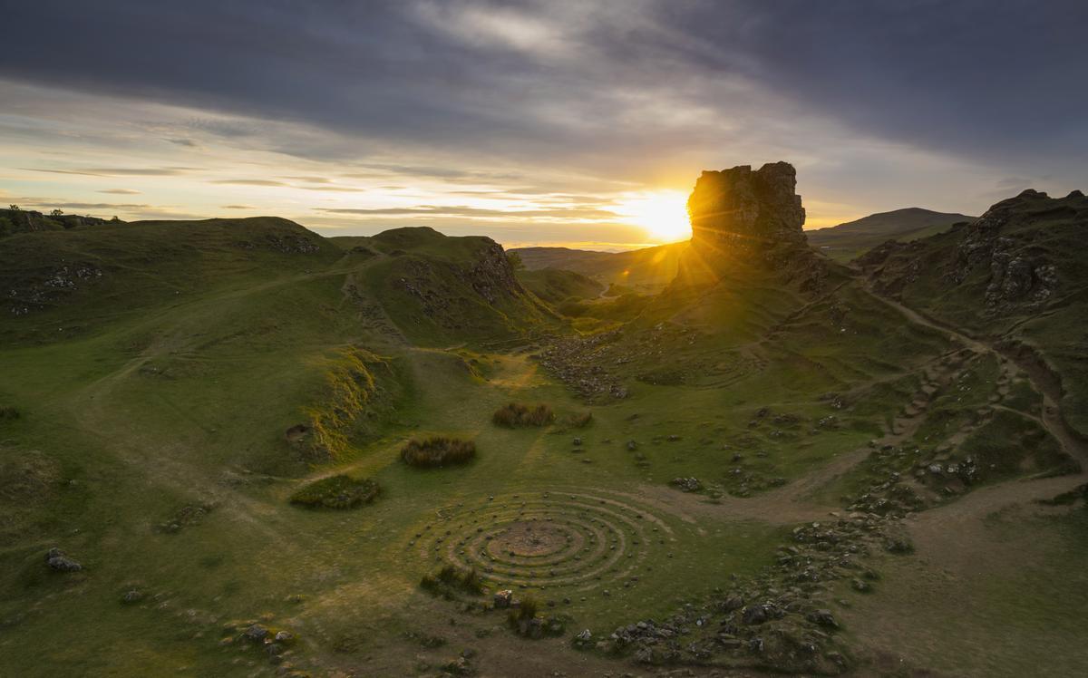 La isla de Skye, la segunda mayor de Escocia, se caracteriza por su belleza.