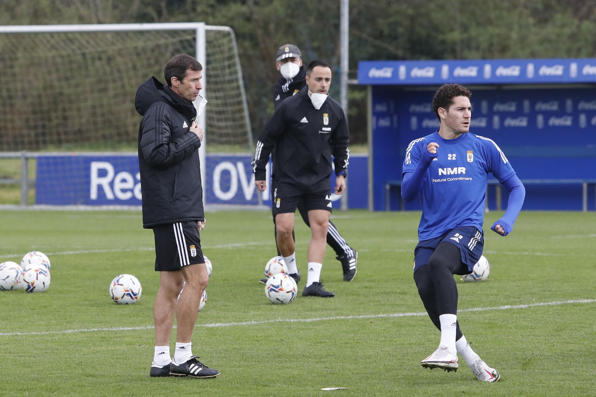 El entrenamiento del Oviedo