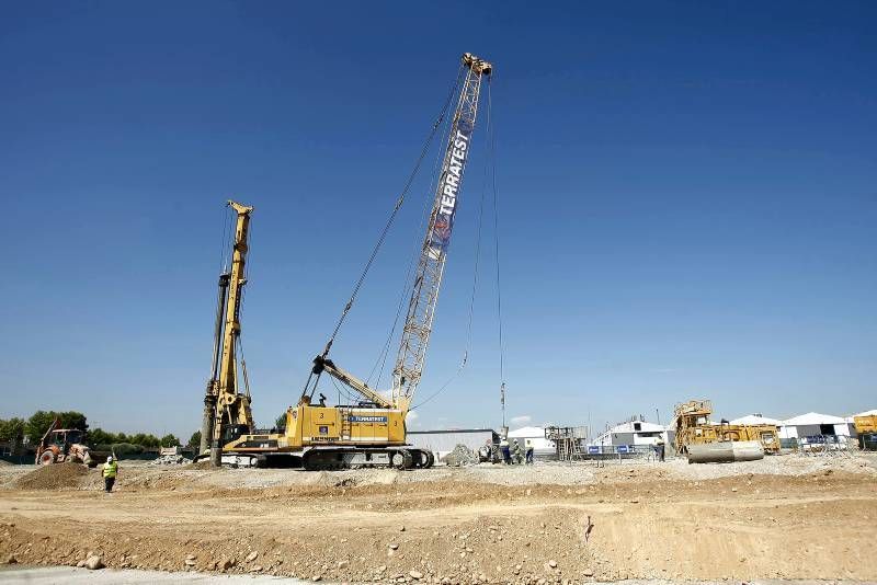 Primera piedra del nuevo establecimiento de Bauhaus en Zaragoza