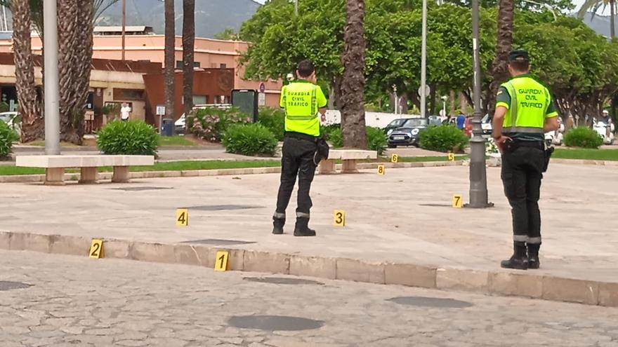 La Guardia Civil investiga el atropello mortal de un peatón por un coche de la Policía Local de Palma