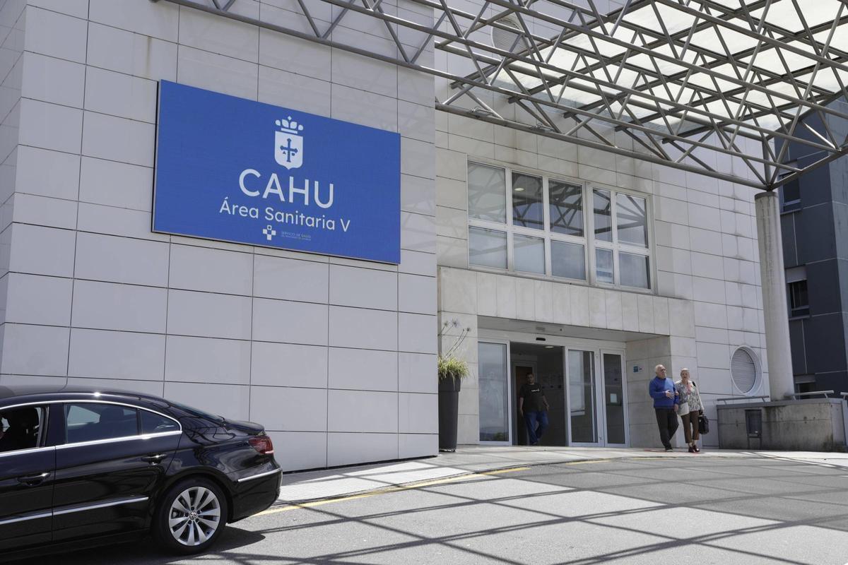 Entrada al Hospital de Cabueñes.