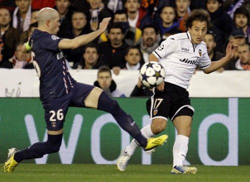 Octavos de final de la Liga de Campeones: Valencia - Paris Saint Germain.