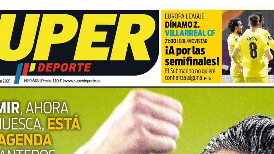 La portada de SUPER del jueves