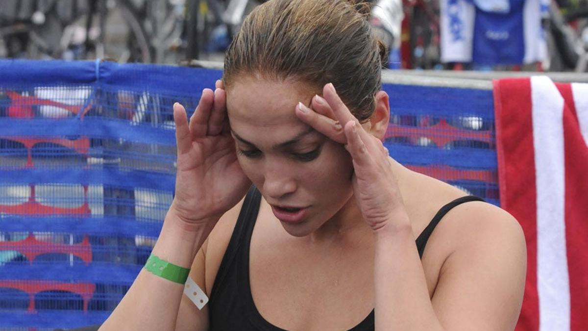 Jennifer Lopez, agotada tras unas pruebas deportivas