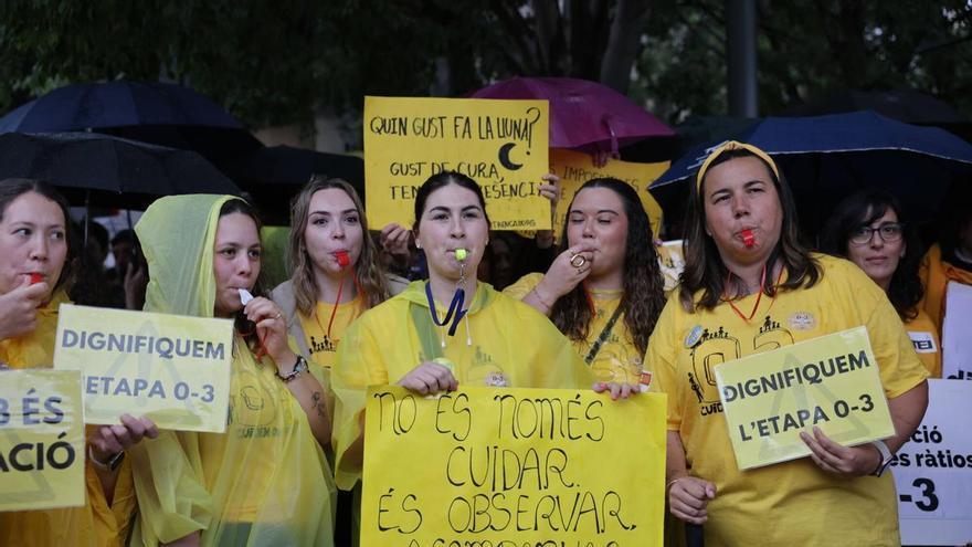 Las trabajadoras de 'escoletes' de Palma no descartan reanudar las movilizaciones
