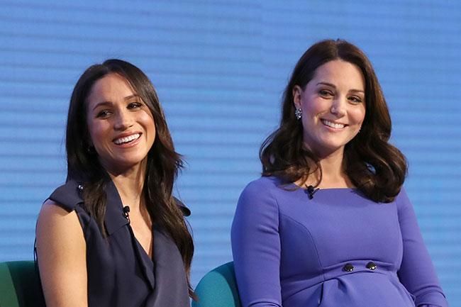 Meghan Markle y Kate Middleton en su primer acto público juntas