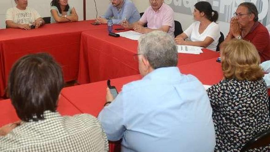 Reunión de la junta provincial del PSOE.