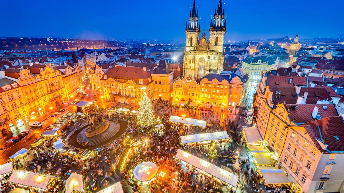 Mercado de Navidad de Praga.
