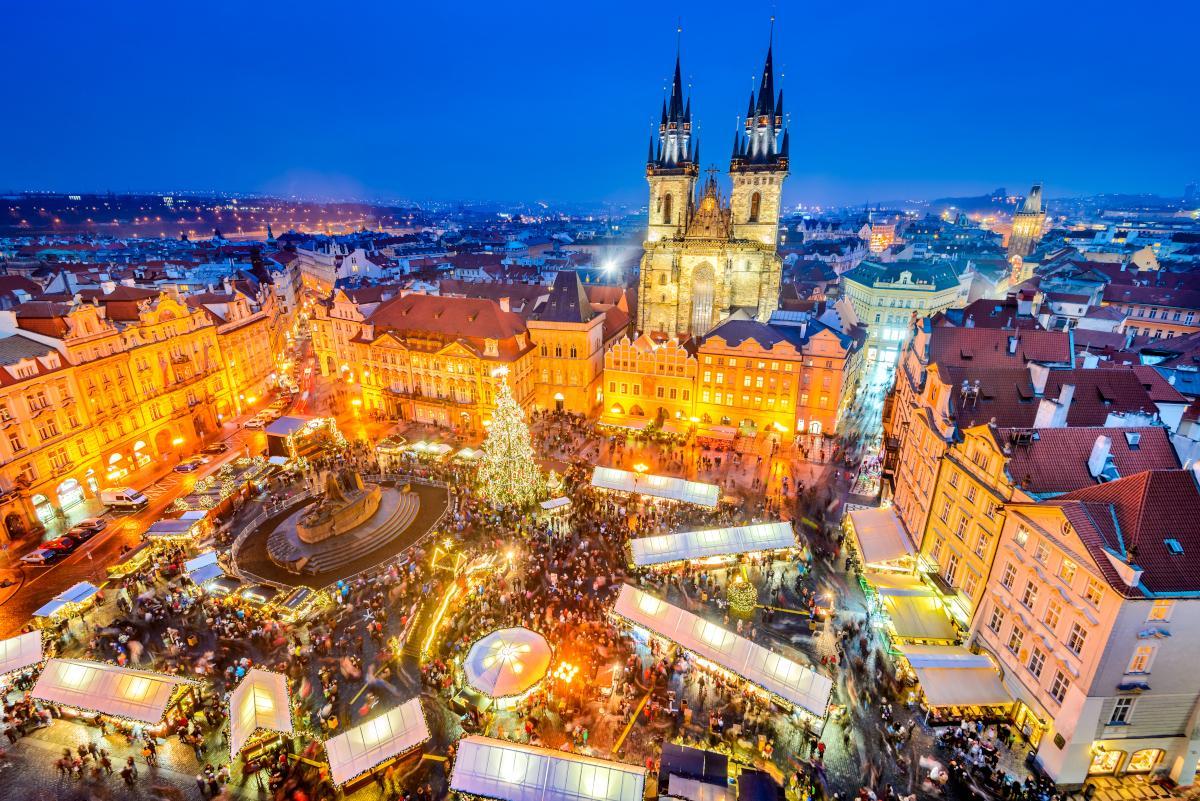 Mercado de Navidad de Praga.