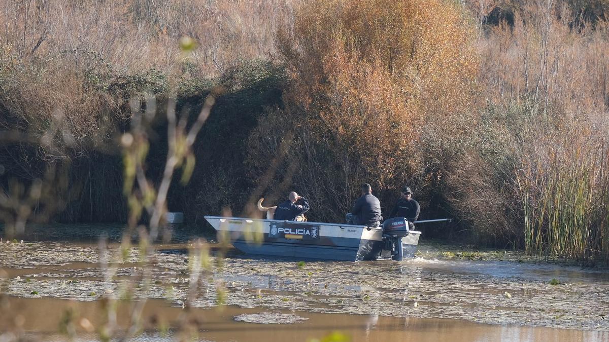 Dispositivo de búsqueda de Pablo Sierra en el Guadiana, este miércoles