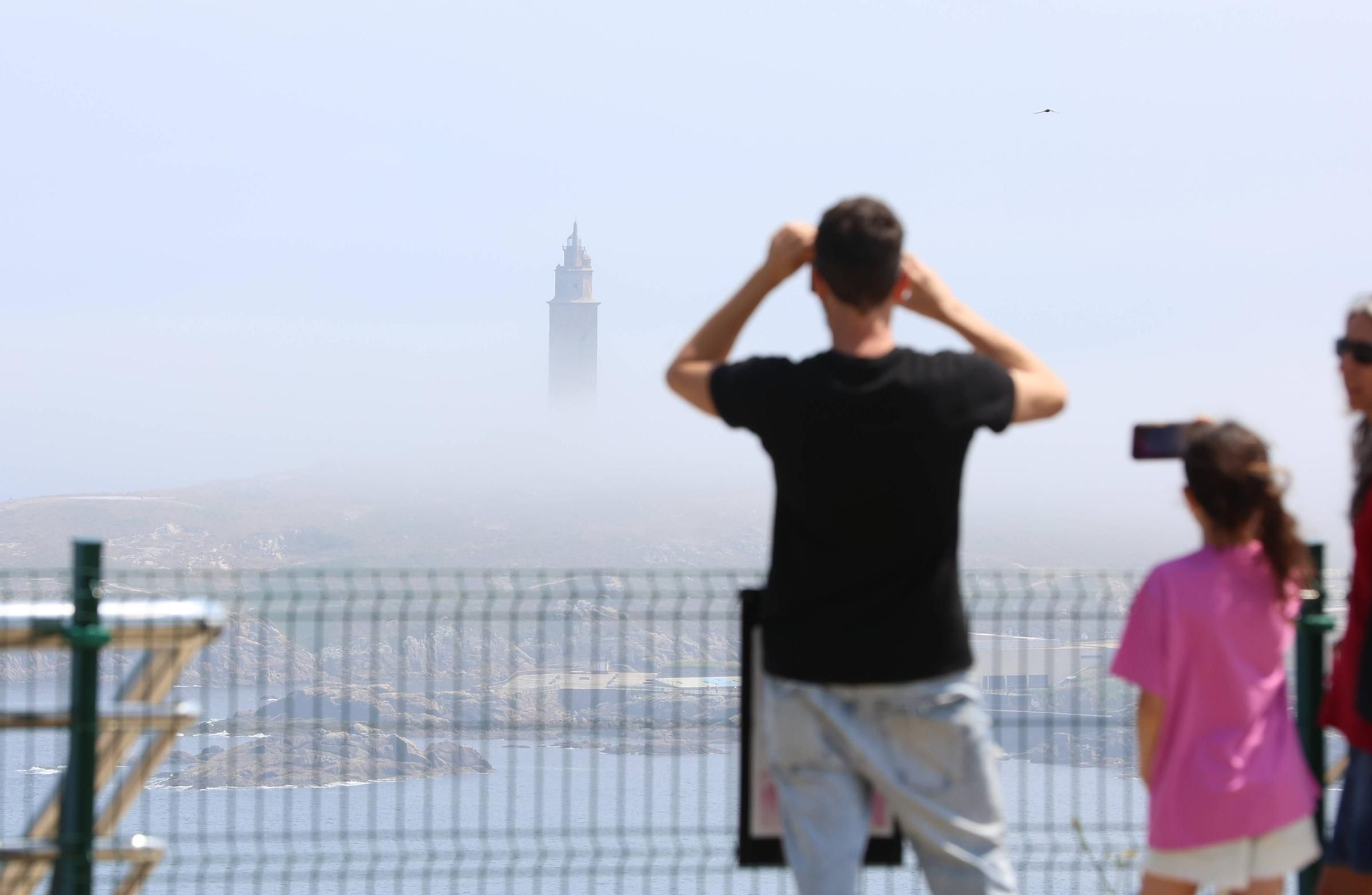 Julio arranca con días de niebla en A Coruña