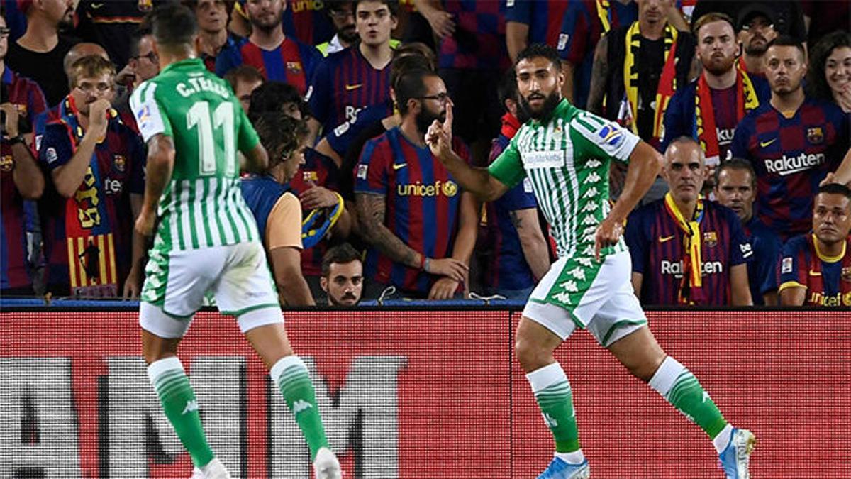 ¡VER PARA CREER! Así narró la radio el gol de Fekir para adelantar al Betis en el Camp Nou