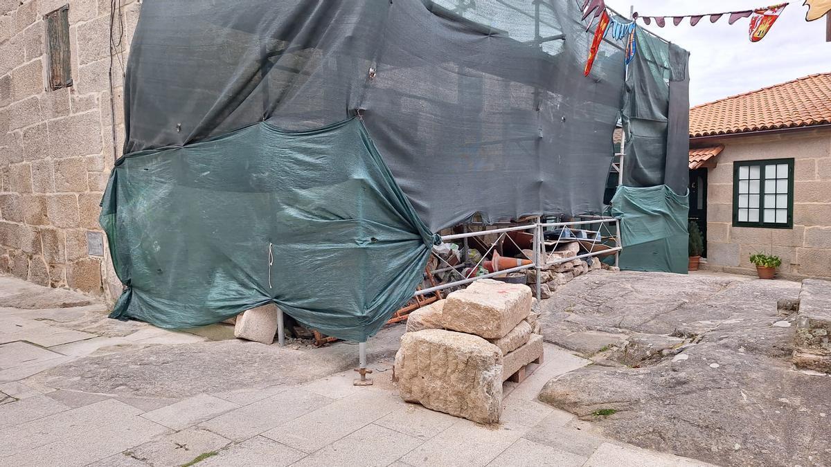 Estado de las obras de la Casa Barroca de Combarro