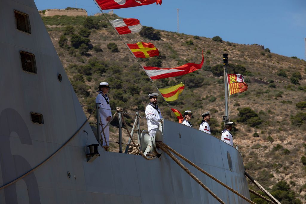 Así ha sido la visita de la reina Letizia a Cartagena