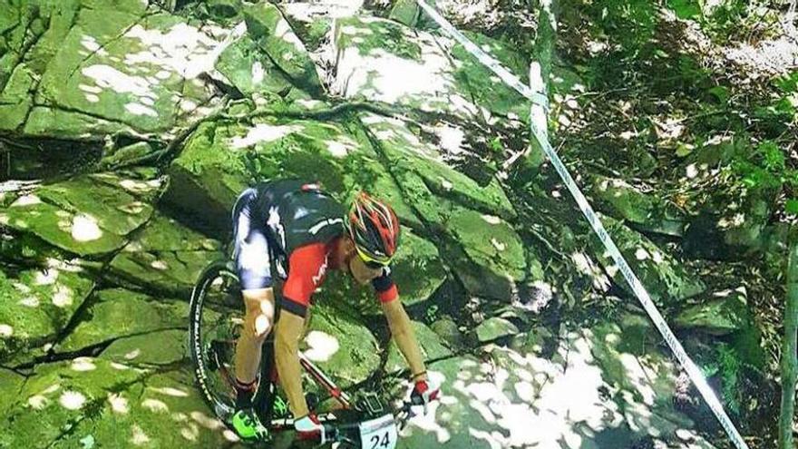 Pablo Rodríguez, en su último entrenamiento en de Mont-Sainte-Anne.