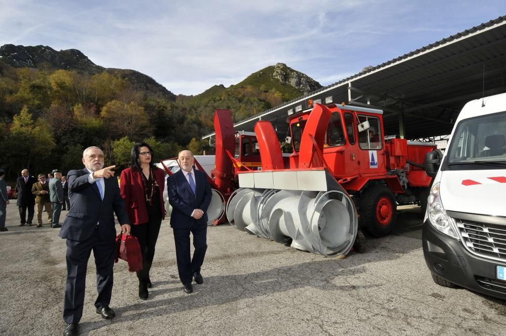 Presentación de la campaña invernal en la autopista Huerna