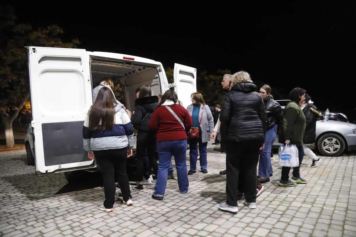 Atención a los afectados en Villafranca.