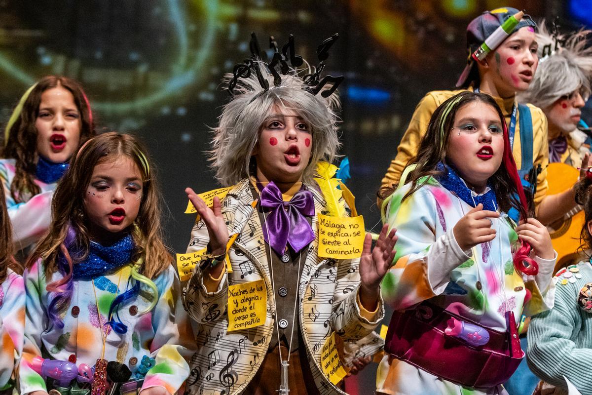 Comparsa infantil 'La fábrica', de Paqui Prieto.