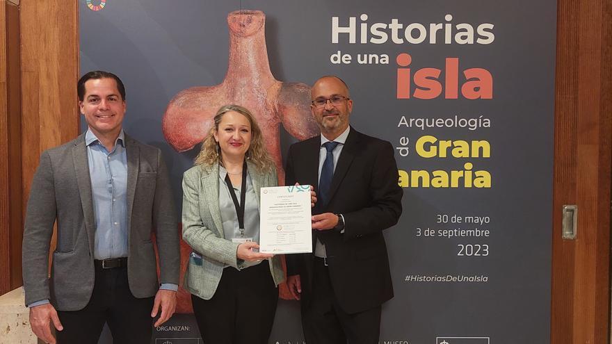 La exposición &#039;Historias de una isla. Arqueología de Gran Canaria&#039; recibe una distinción en sostenibilidad