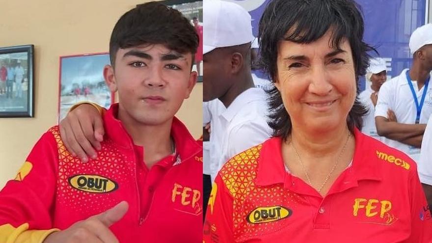Los alicantinos Adrián Ponce y Aure Blázquez viajan al Mundial de petanca en Tailandia a por medalla