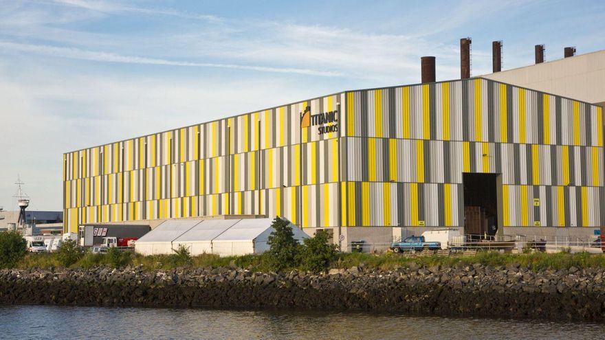 Los Titanic Studios, en el puerto de Belfast. |