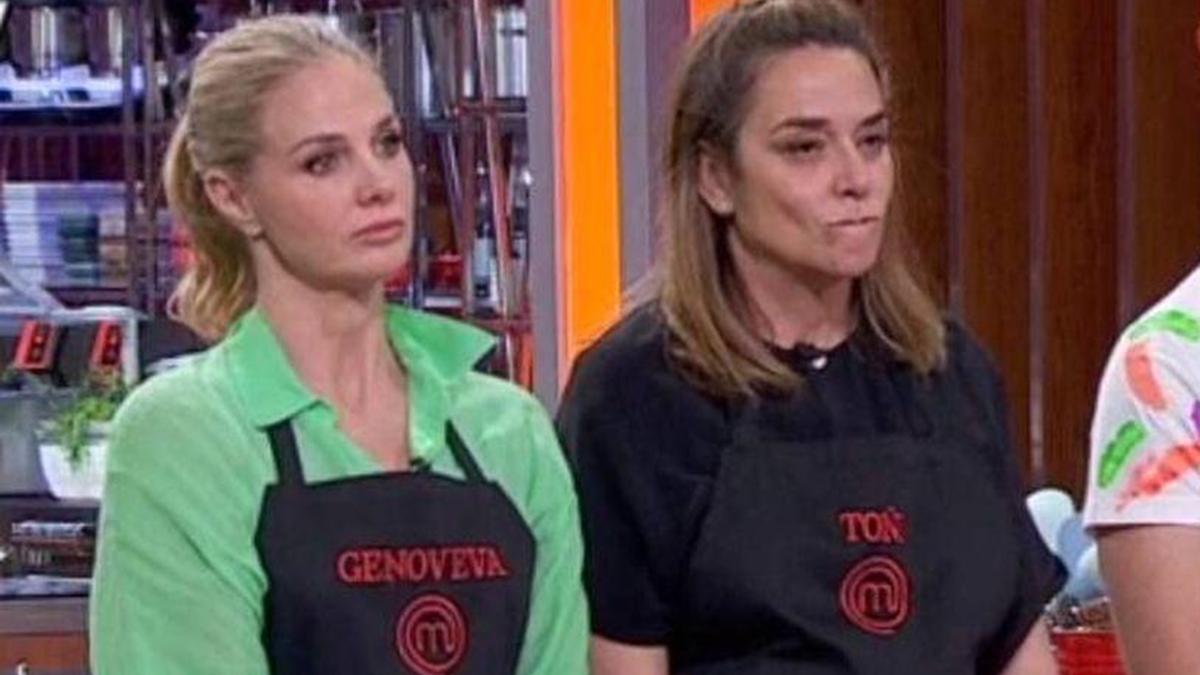 Genoveva Casanova y Toñi Moreno en 'MasterChef Celebrity'