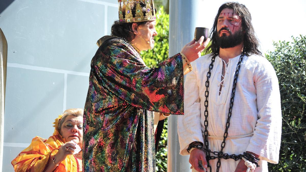 Un momento de la Semana Santa de Paradela (Meis)