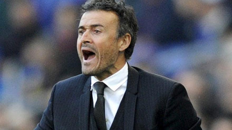 Luis Enrique, técnico del Barcelona.