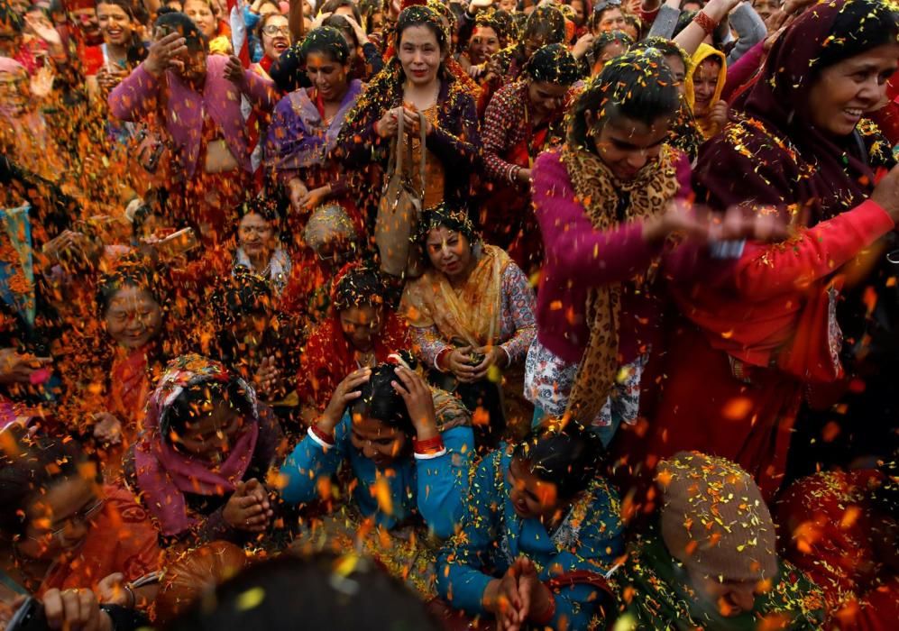 Holi, el festival dels colors, a Kathmandu