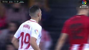 Así fue el debut de Munir con el Sevilla