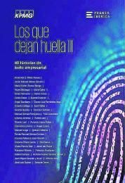 Portada del libro &#039;Los que dejan huella&#039;, de KPMG y Prensa Ibérica.